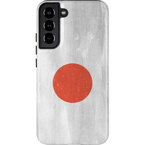 Japanese Flag Distressed Galaxy S22 Plus Pro Case